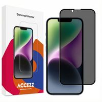 Accezz Gehard Glas Privacy Screenprotector Apple iPhone 17e / 16e / 14 / 13 / 13 Pro