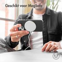Accezz Leather Backcover met MagSafe Apple iPhone 14 Plus - Zwart