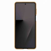 Samsung Originele KindSuit Vegan Leather Case Samsung Galaxy Z Flip 7 - Camel