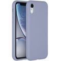 Accezz Liquid Silicone Backcover iPhone Xr - Lavender Gray