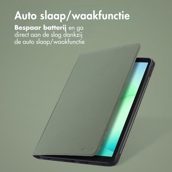 Accezz Classic Tablet Case Samsung Galaxy Tab A11 Plus - Groen