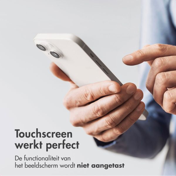 Accezz Gehard Glas Screenprotector + Applicator Apple iPhone 15 Pro Max