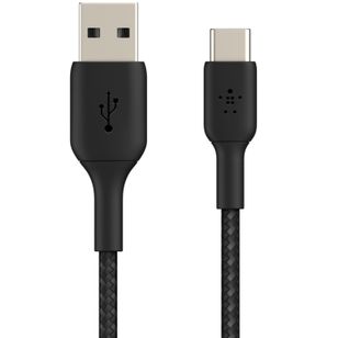 Belkin Boost↑Charge™ Braided USB-C naar USB kabel - 0,15 meter - Zwart