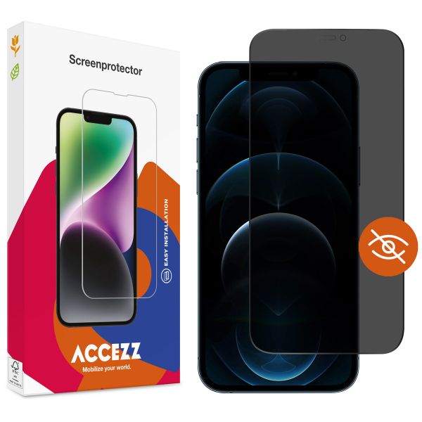Accezz Gehard Glas Privacy Screenprotector Apple iPhone 12 Pro Max