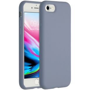 Accezz Liquid Silicone Backcover iPhone SE (2022 / 2020) / 8 / 7 - Lavender Gray