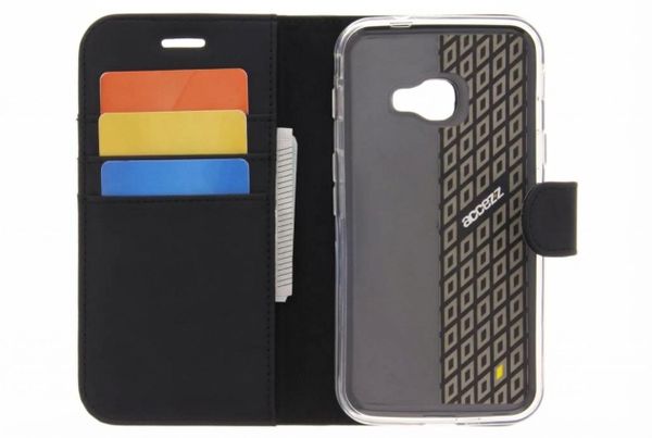 Accezz Wallet Softcase Bookcase Samsung Galaxy Xcover 4 / 4S - Zwart