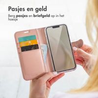 Accezz Wallet Softcase Bookcase Apple iPhone 14 Plus - Rosé Goud