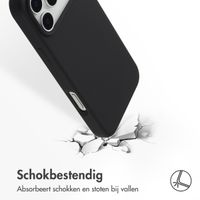 Accezz Liquid Silicone Backcover met MagSafe Apple iPhone 17 Pro Max - Zwart