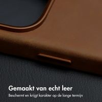Accezz Vintage Leather MagSafe Backcover Apple iPhone 16 Pro Max - Tabacco Cognac