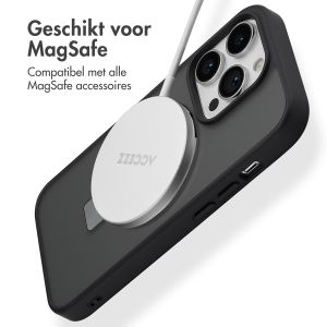 Accezz Ring Stand Backcover met MagSafe iPhone 14 Pro - Zwart