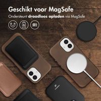 Accezz Vintage Leather Magsafe Backcover Apple iPhone 16 - Rustic Brown