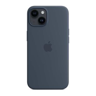 Apple Silicone Backcover MagSafe Apple iPhone 14 - Blauw