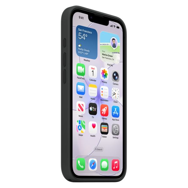 Apple Siliconenhoesje met MagSafe Apple iPhone 17e - Black