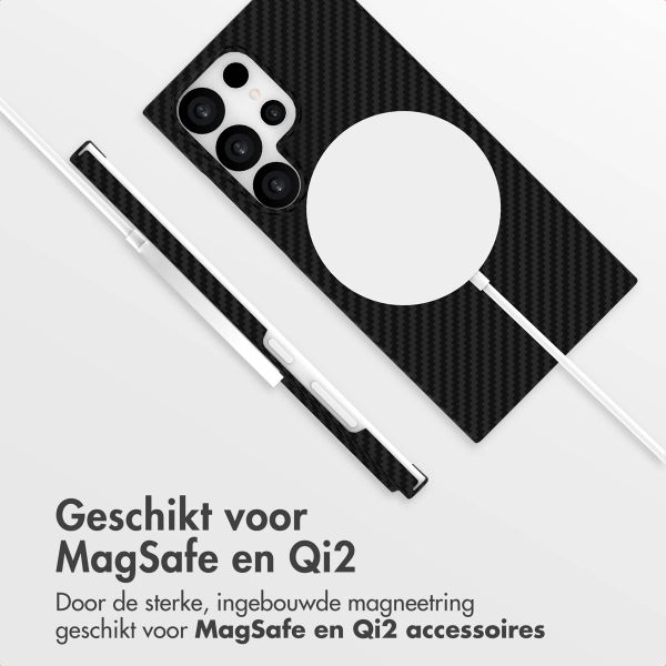 Accezz MagSafe Kevlar Backcover Samsung Galaxy S24 Ultra - Black