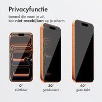 Accezz Gehard Glas Privacy Screenprotector + Applicator Apple iPhone 17 Pro Max