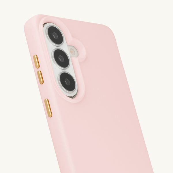 Selencia Rivièra MagSafe Backcover met afneembare haakjes Samsung Galaxy S26 - Sorbet Pink