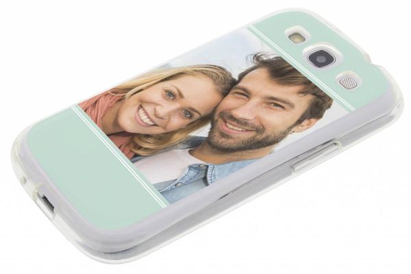 Ontwerp je eigen Samsung Galaxy S3 / Neo gel hoesje - Transparant