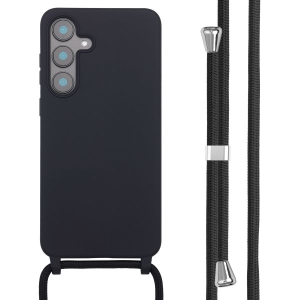 imoshion Siliconen hoesje met koord Samsung Galaxy S25 FE - Zwart