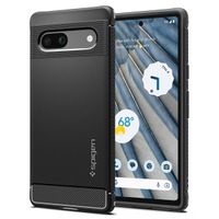 Spigen Rugged Armor Backcover Google Pixel 7a - Zwart