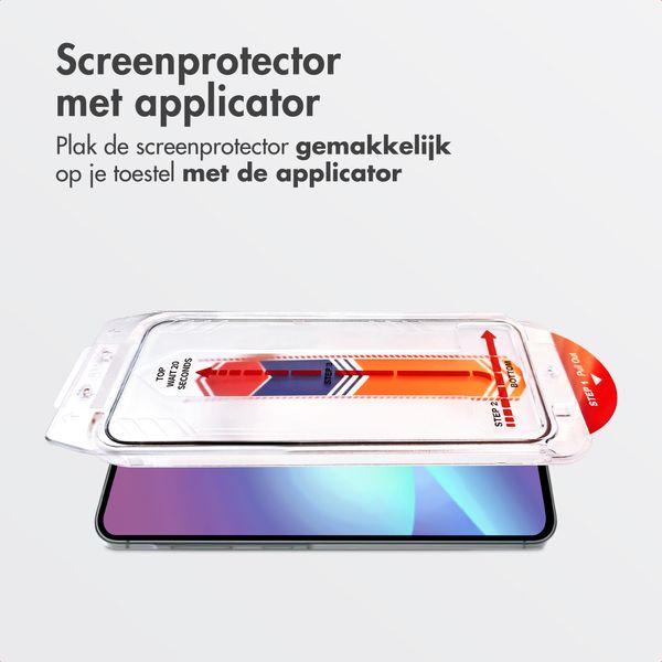 Accezz Gehard Glas Screenprotector + Applicator Samsung Galaxy A57 (5G)