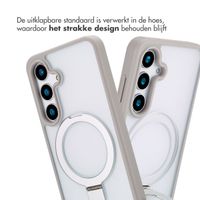 Accezz Ring Stand Backcover met MagSafe Samsung Galaxy S24 - Grey