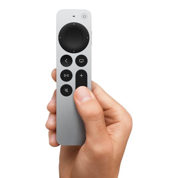 Apple Siri Remote 3e generatie - Afstandsbediening voor Apple TV - Zilver
