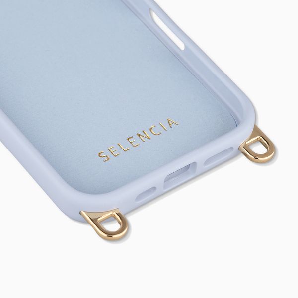 Selencia Rivièra MagSafe Backcover met afneembare haakjes Apple iPhone 17 - Powder Blue