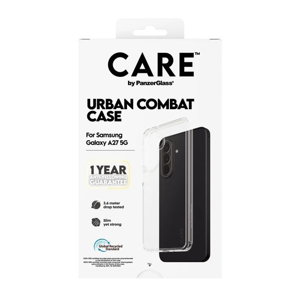 CARE by PanzerGlass Urban Combat Case Samsung Galaxy A27 (5G) - Transparant