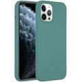 Accezz Liquid Silicone Backcover iPhone 12 Pro Max - Donkergroen