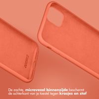 Accezz Liquid Silicone Backcover iPhone 15 Pro Max - Nectarine