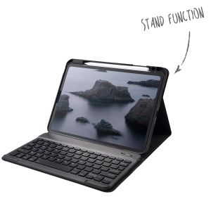 Accezz QWERTZ Bluetooth Keyboard Bookcase iPad Pro 11 (2024) M4