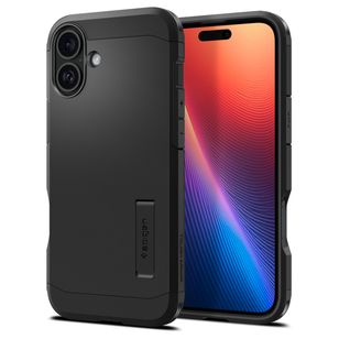 Spigen Tough Armor Backcover MagSafe Apple iPhone 16 - Zwart