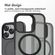 Accezz Rugged Frosted Backcover met MagSafe iPhone 16 Pro - Zwart