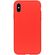 Accezz Liquid Silicone Backcover iPhone Xs / X - Rood