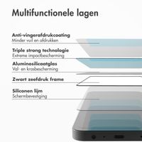 Accezz Triple Strong Full Cover Glas Screenprotector met applicator Samsung Galaxy S24 Plus / S25 Plus - Transparant