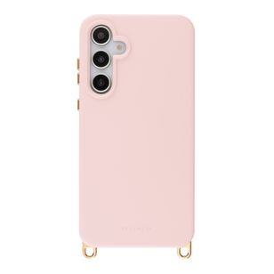 Selencia Rivièra MagSafe Backcover met afneembare haakjes Samsung Galaxy S25 / S24 - Sorbet Pink