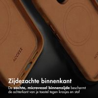 Accezz Vintage Leather MagSafe Backcover Apple iPhone 16 Pro Max - Tabacco Cognac