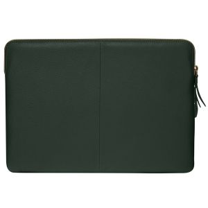 dbramante1928 Paris+ Sleeve - Laptop hoes 14 inch - Echt leer - MacBook Pro 14 inch - Evergreen