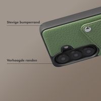 Selencia Riva Backcover met Pashouder Samsung Galaxy S26 Plus - Sage Green