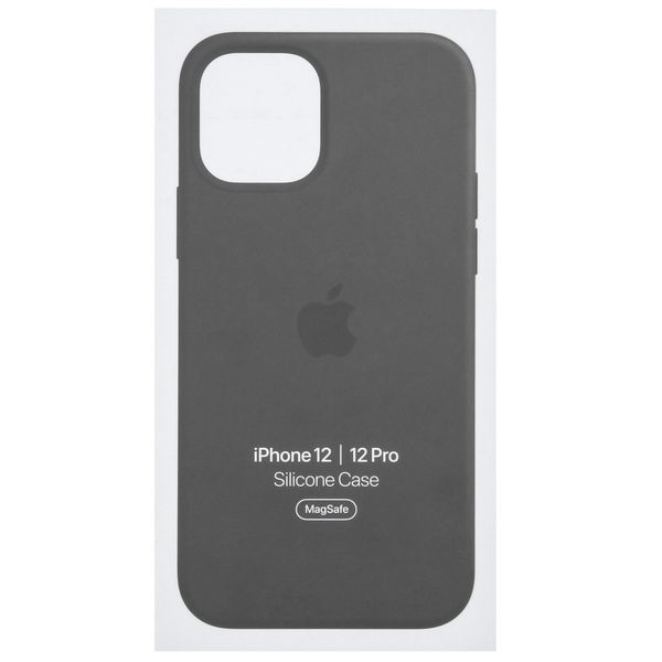 Apple Silicone Backcover MagSafe Apple iPhone 12 (Pro) - Midnight