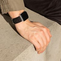 Accezz Nylon Alpine bandje Apple Watch | 44/45/46/49 mm - Zwart