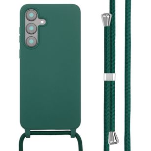 imoshion Siliconen hoesje met koord Samsung Galaxy S25 FE - Donkergroen
