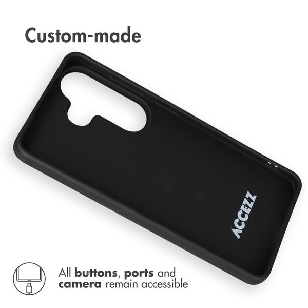 Accezz Color Backcover Samsung Galaxy A57 (5G) - Zwart