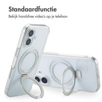 Accezz Ring Stand Backcover met MagSafe Apple iPhone 17 - Transparant
