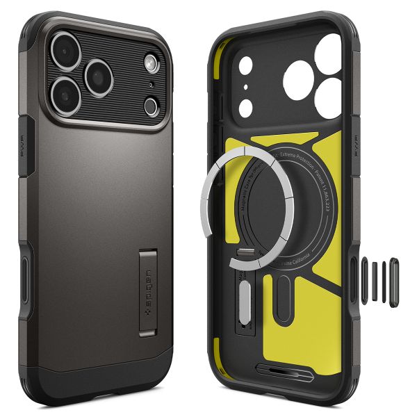 Spigen Tough Armor Backcover MagSafe Apple iPhone 18 Pro Max / 17 Pro Max - Gunmetal