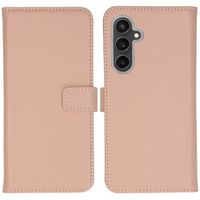 Selencia Echt Leren Bookcase Samsung Galaxy S23 FE - Dusty Pink