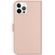 Selencia Echt Lederen Bookcase iPhone 12 (Pro) - Roze