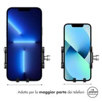 Accezz Telefoonhouder fiets - Verstelbaar - Universeel - Aluminium - Zwart