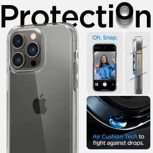 Spigen Ultra Hybrid Backcover iPhone 14 Pro - Transparant