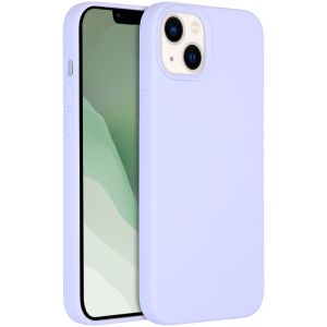 Accezz Liquid Silicone Backcover iPhone 14 Plus - Paars